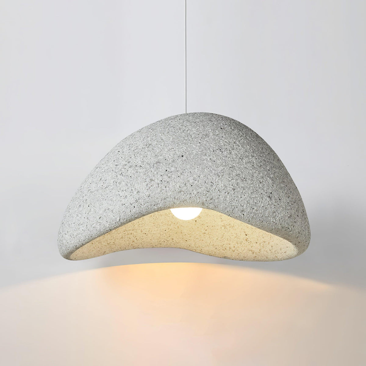 Candeeiro suspenso Tsukiyo Cloud, estilo wabi-sabi
