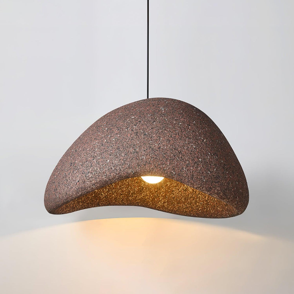 Candeeiro suspenso Tsukiyo Cloud, estilo wabi-sabi