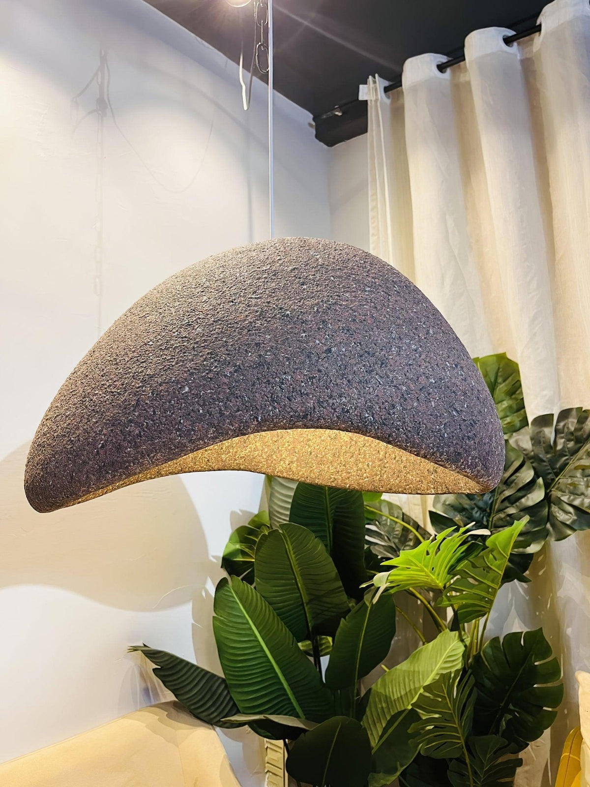 Candeeiro suspenso Tsukiyo Cloud, estilo wabi-sabi