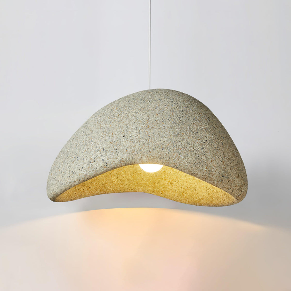 Candeeiro suspenso Tsukiyo Cloud, estilo wabi-sabi