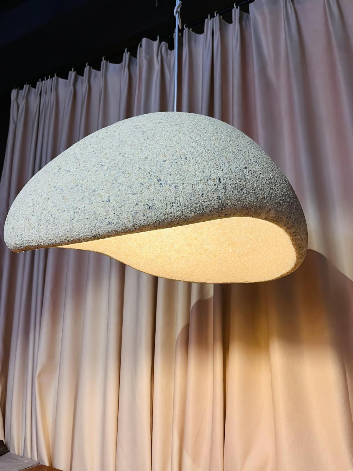 Candeeiro suspenso Tsukiyo Cloud, estilo wabi-sabi