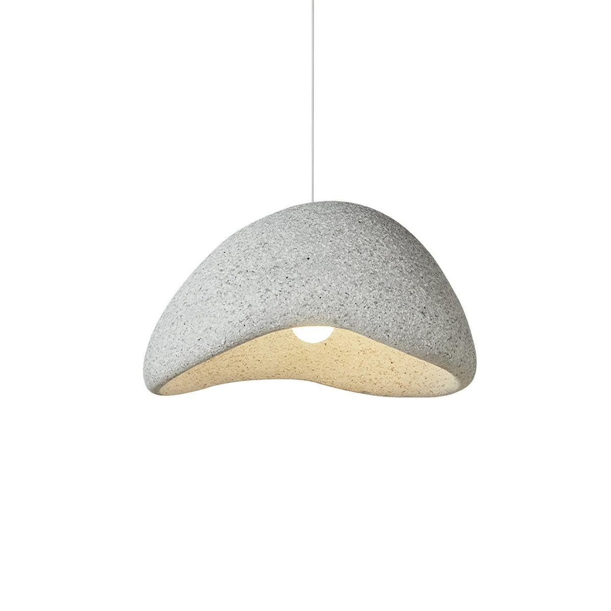 Candeeiro suspenso Tsukiyo Cloud, estilo wabi-sabi