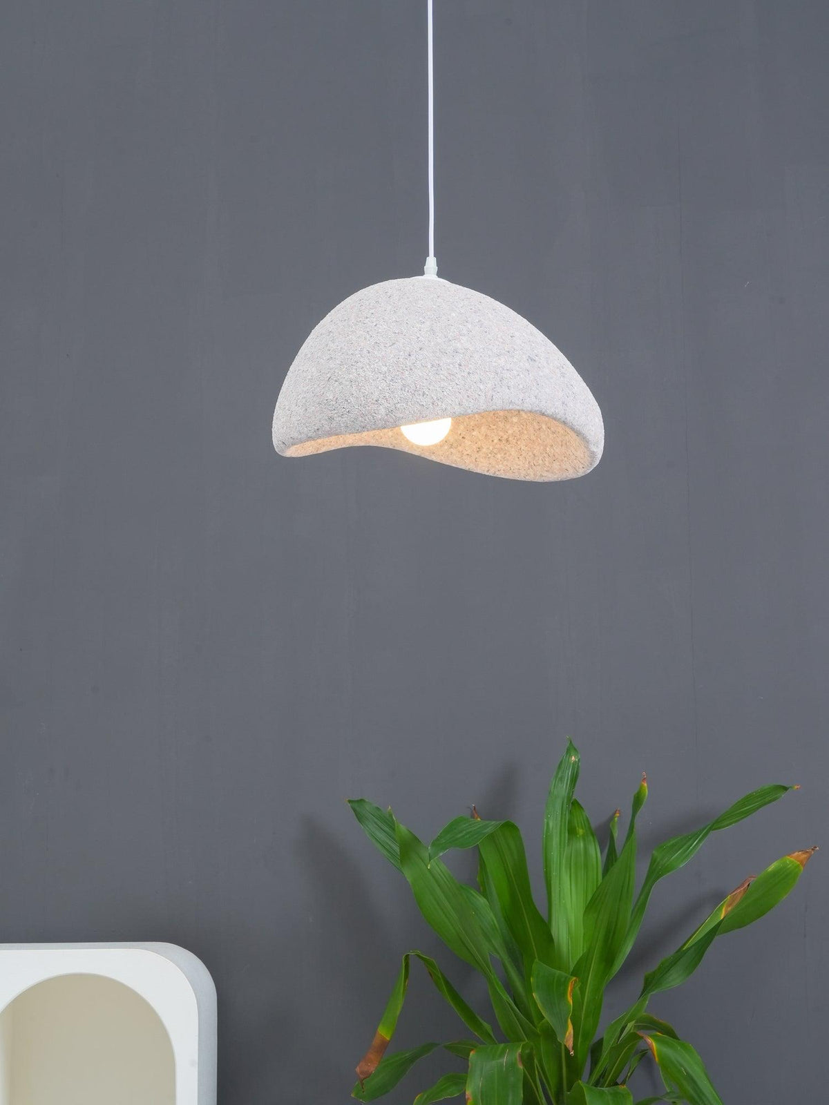 Candeeiro suspenso Tsukiyo Cloud, estilo wabi-sabi