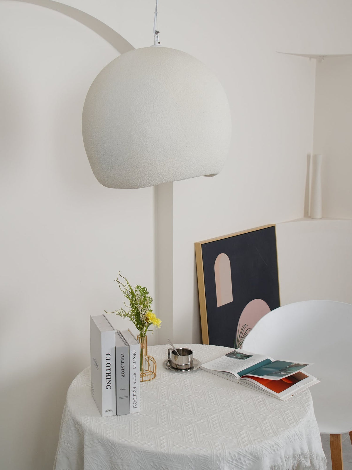 Reloza moderne minimalistisk pendellampe i resin