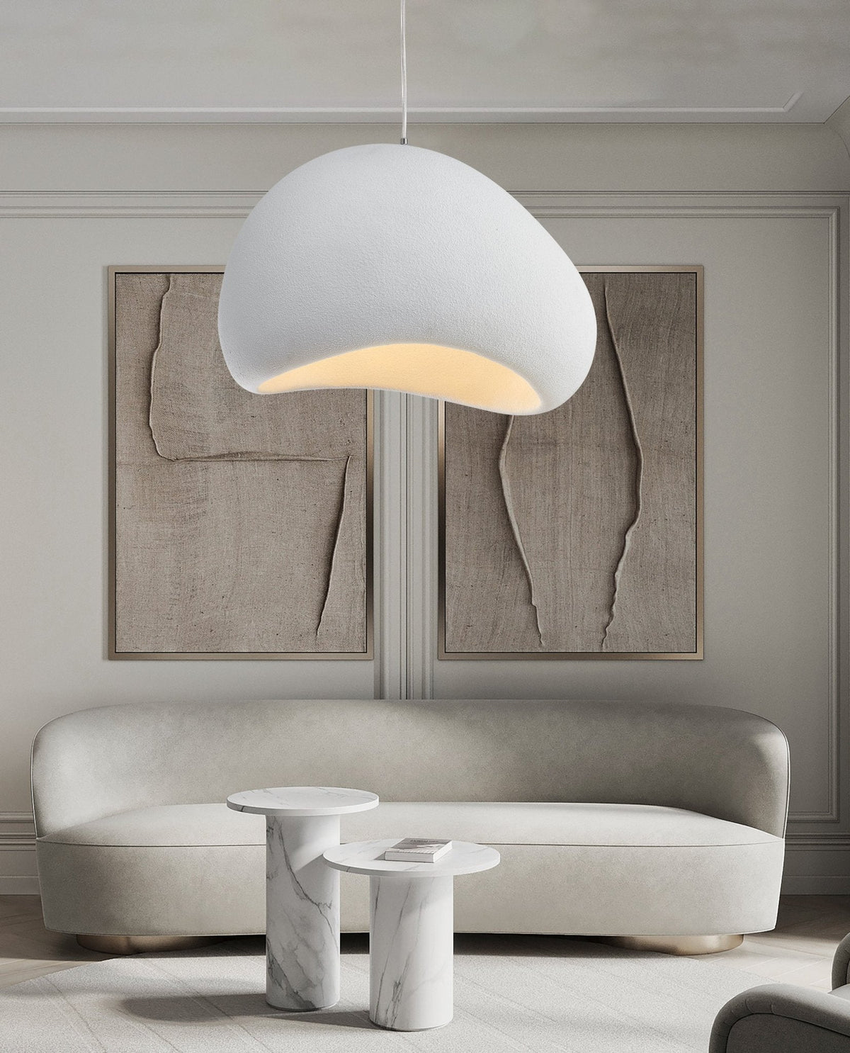 Reloza moderne minimalistisk pendellampe i resin