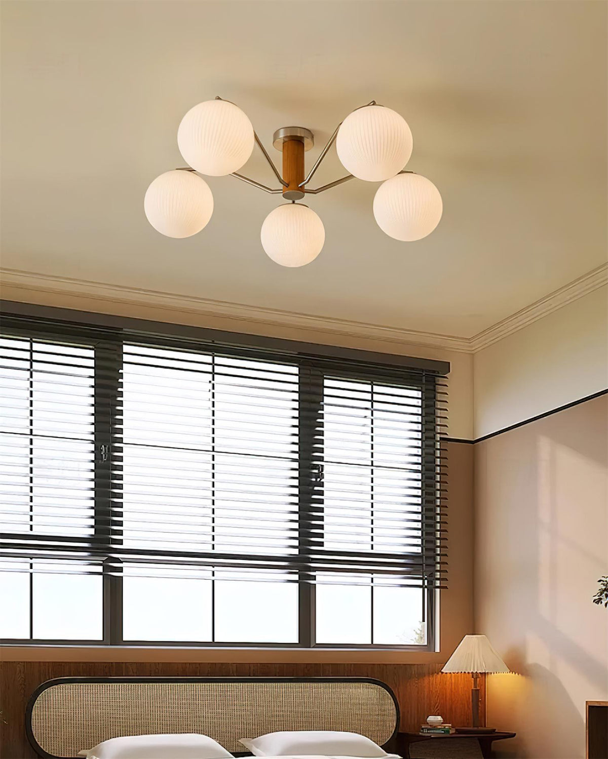 LED/þráðlaust loftljós með kúpli, yfirborðsmonterað fyrir stofu