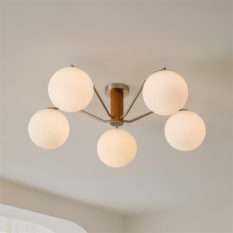 LED/þráðlaust loftljós með kúpli, yfirborðsmonterað fyrir stofu