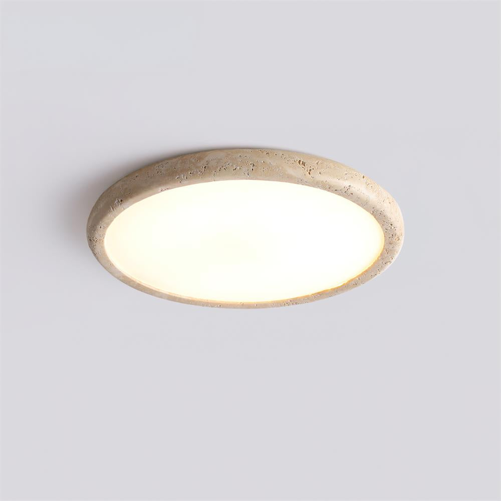 Ciro loftslampe i travertin