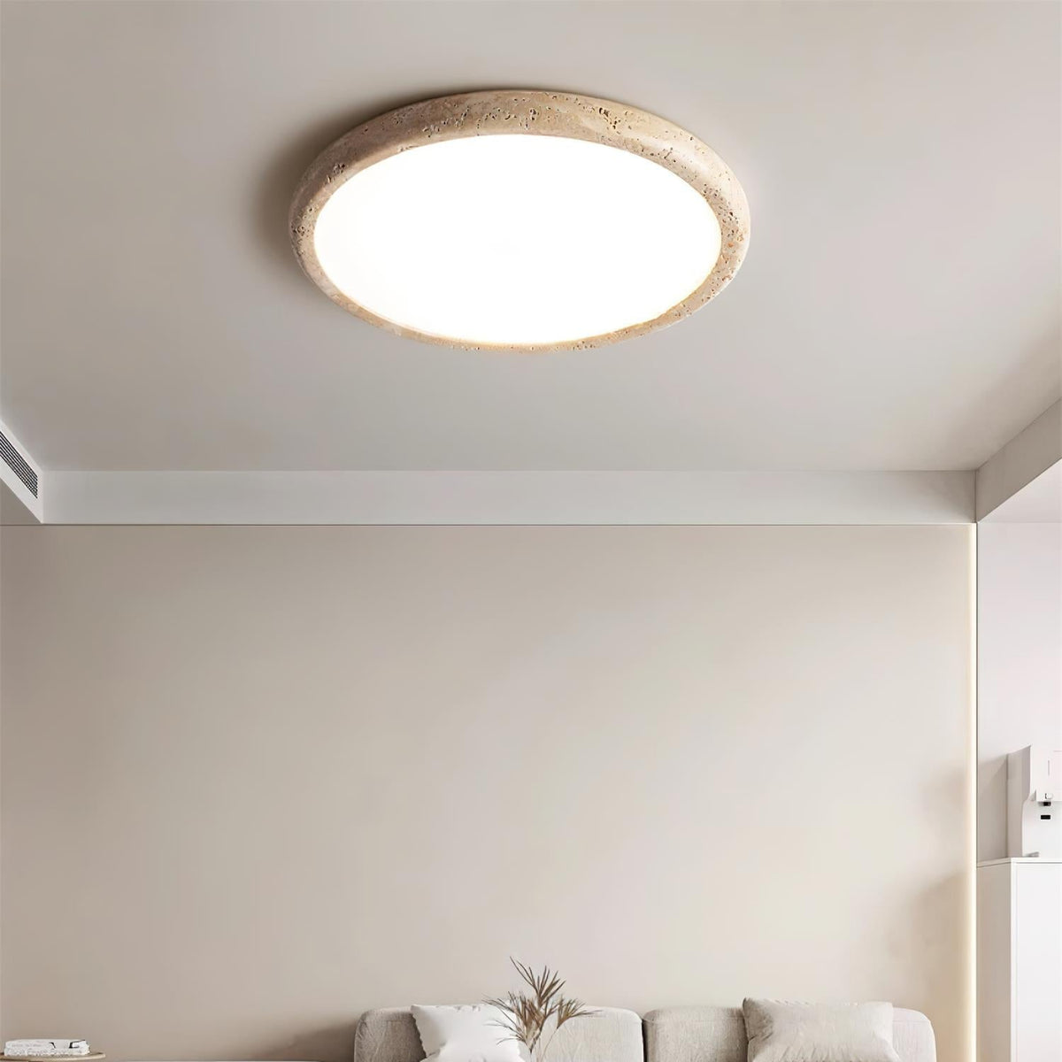 Ciro loftslampe i travertin