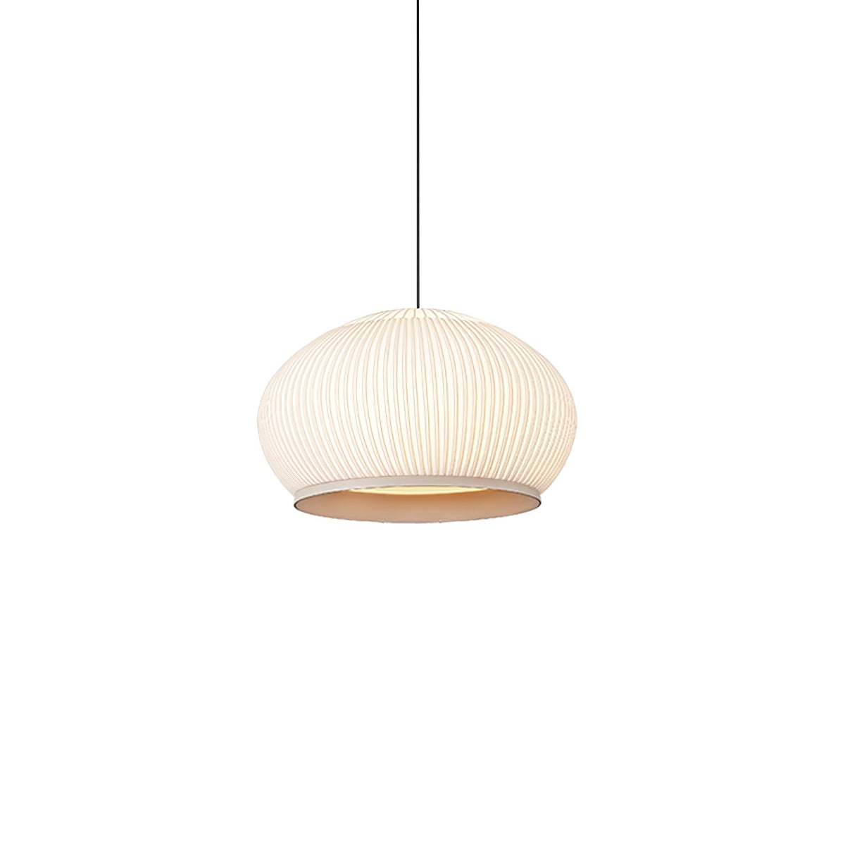 Lineiella minimalistisk pendellampa i tyg