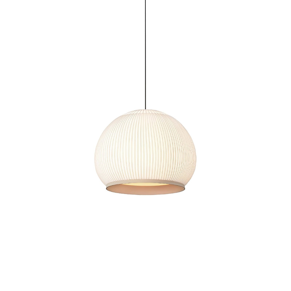 Lineiella minimalistisk pendellampa i tyg
