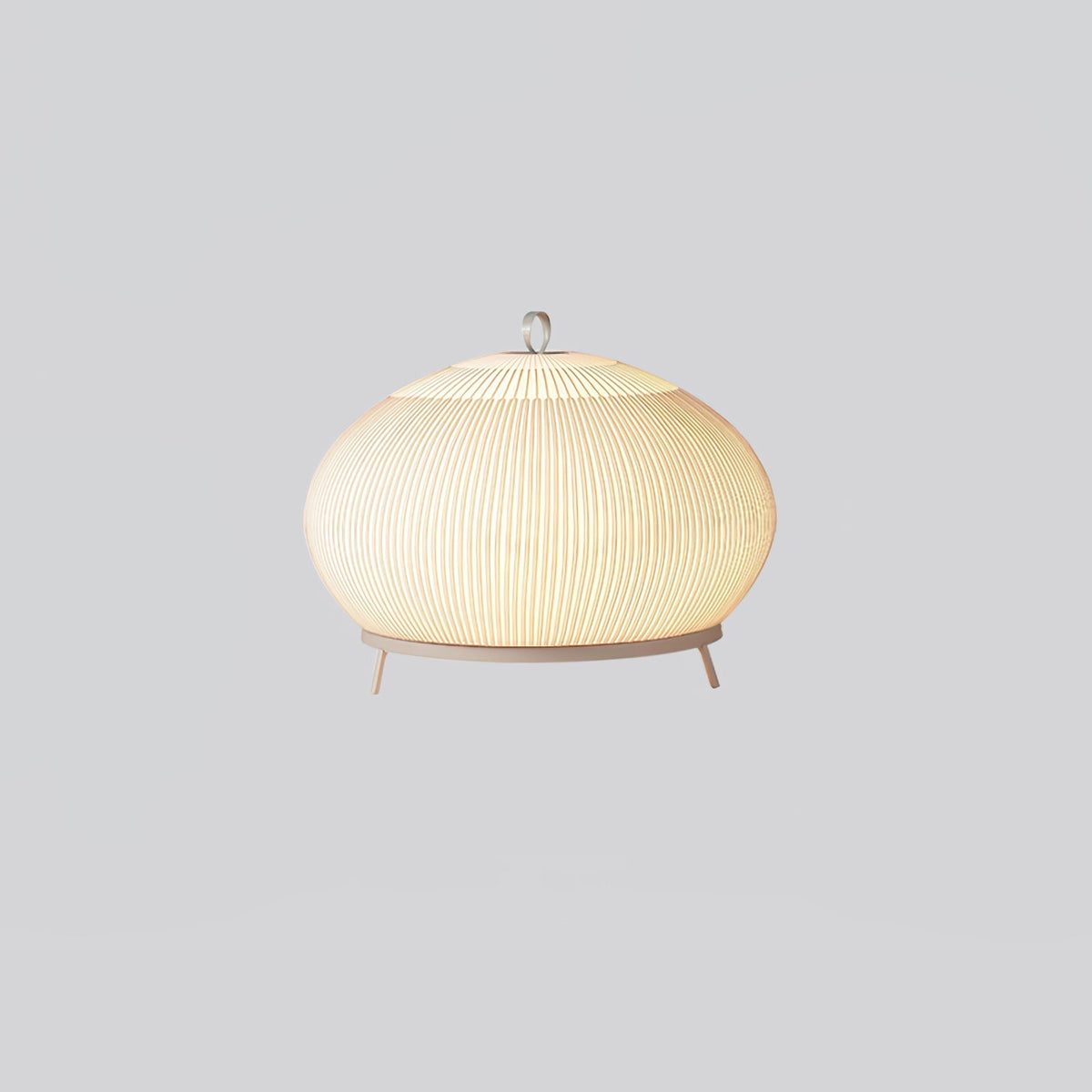 Nancy moderne bordlampe i stof