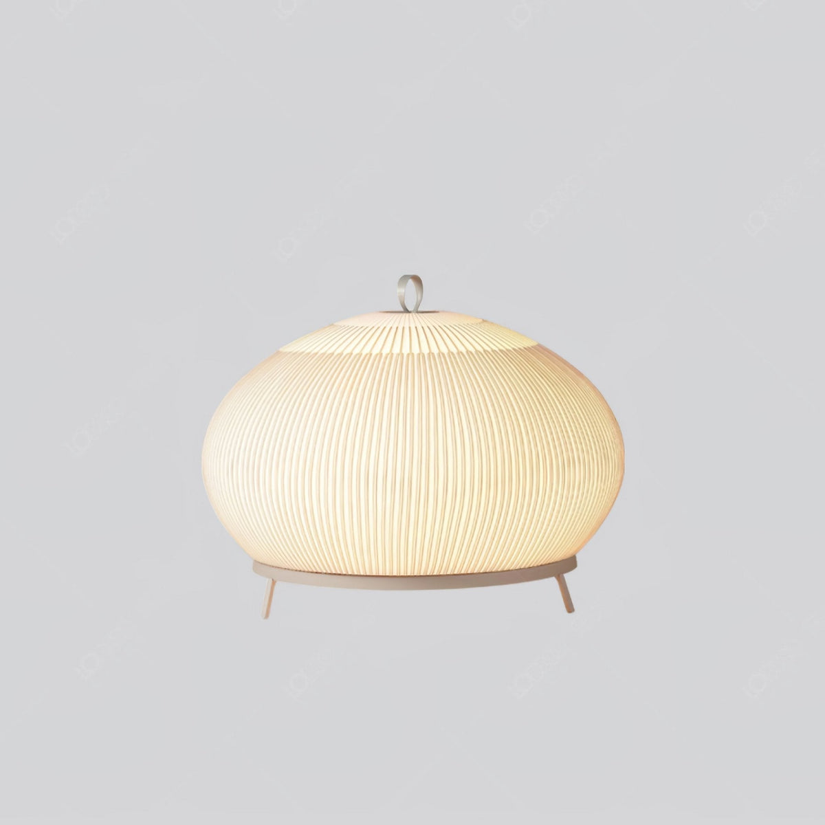 Nancy moderne bordlampe i stof