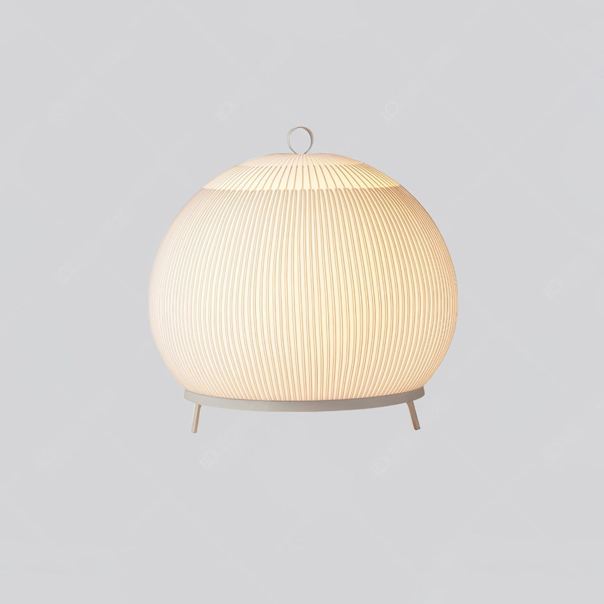 Nancy moderne bordlampe i stof