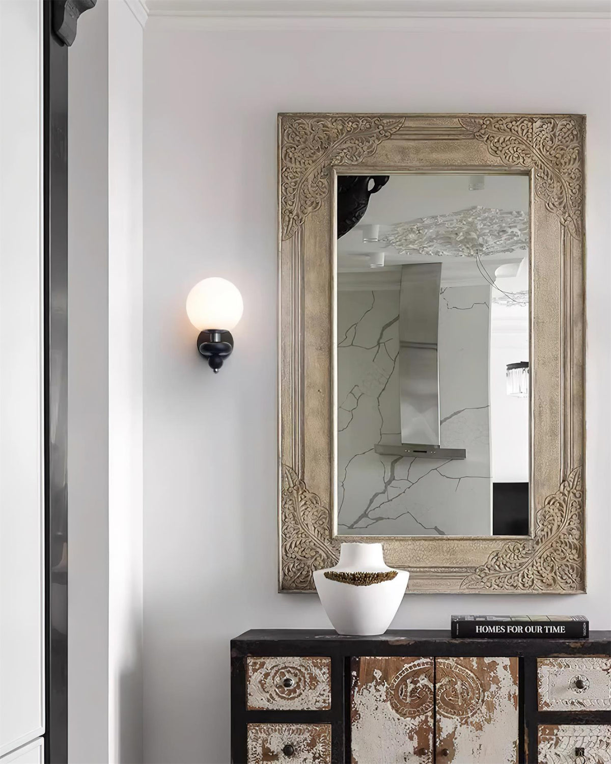 Lumueria modern klotformad vägglampa