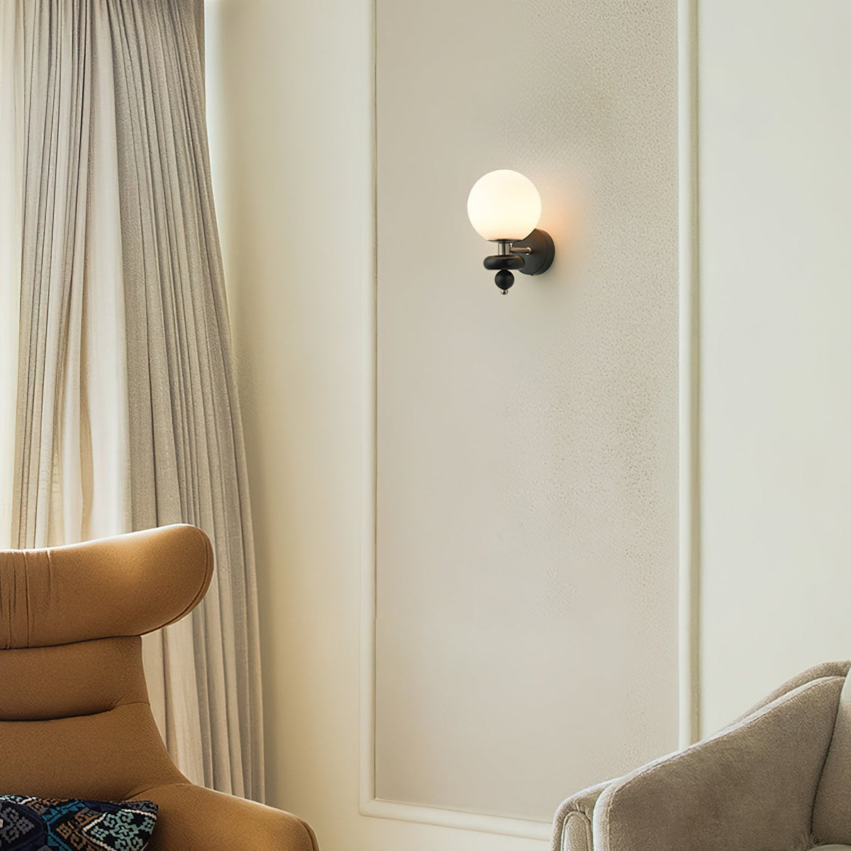 Lumueria modern klotformad vägglampa