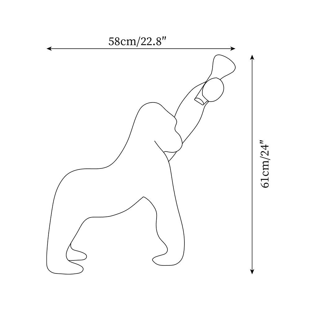 Candeeiro de pé Gorilla