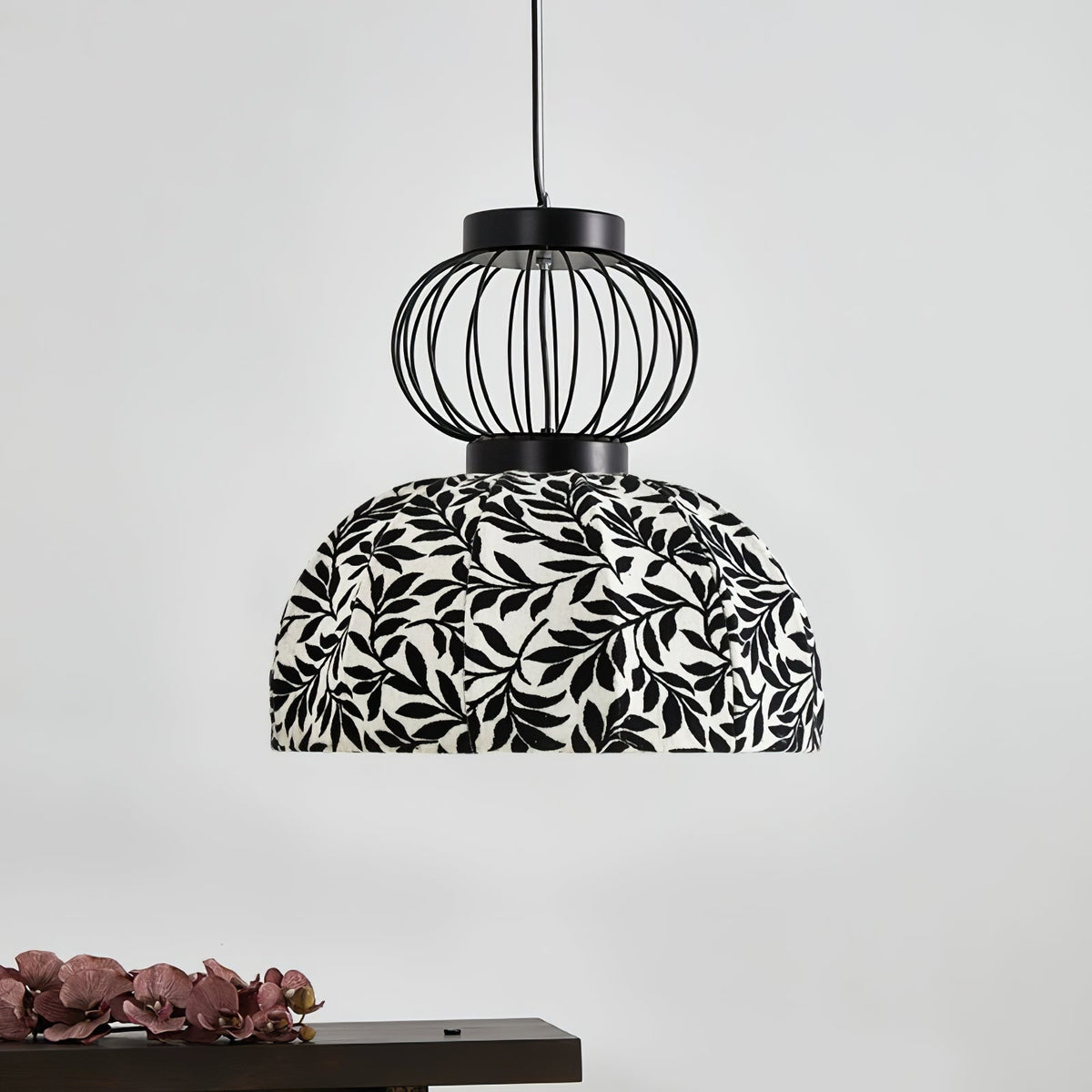 Candeeiro suspenso industrial em tecido Forge