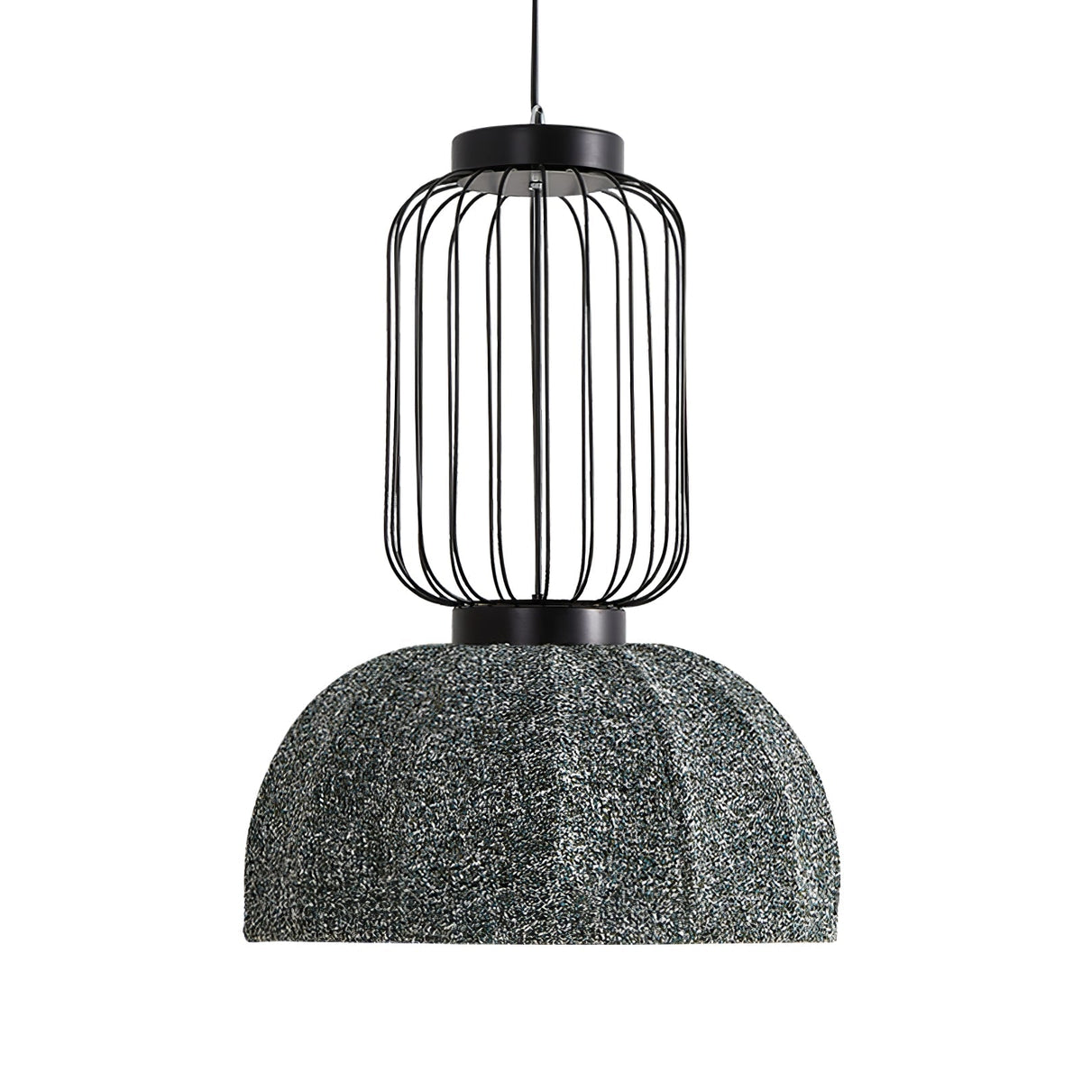 Candeeiro suspenso industrial em tecido Forge