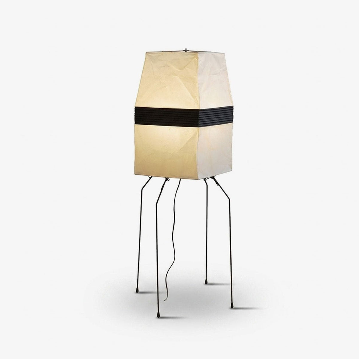 Candeeiro de mesa e de pé com cúpula de papel Piaiveria