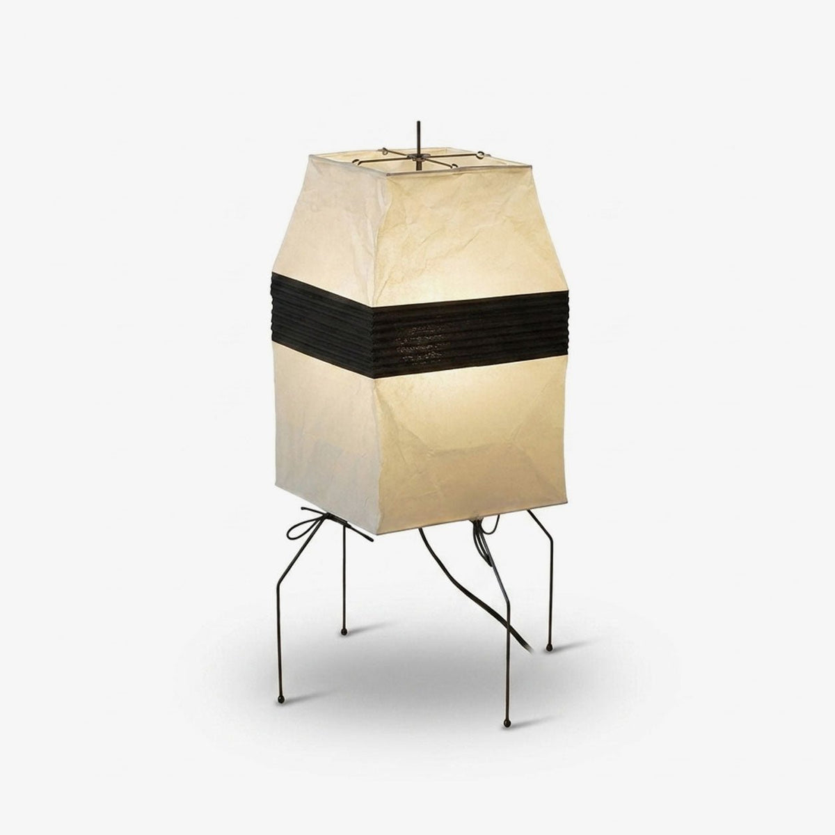Candeeiro de mesa e de pé com cúpula de papel Piaiveria