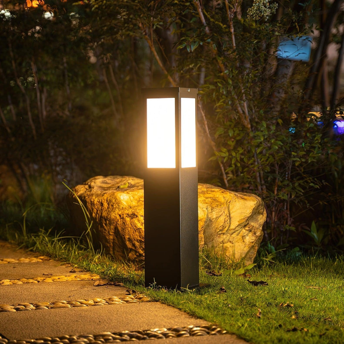 Leo pullertlampe med solceller til udendørs brug