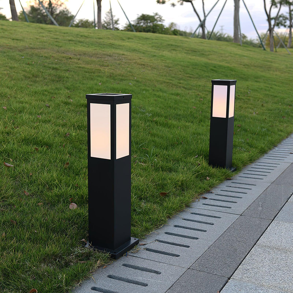 Leo pullertlampe med solceller til udendørs brug