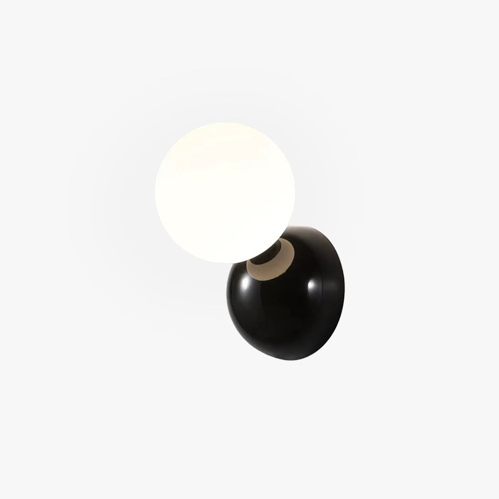 Valentina modern LED-vägglampa för inomhusbruk i svart, vitt och metall för vardagsrum