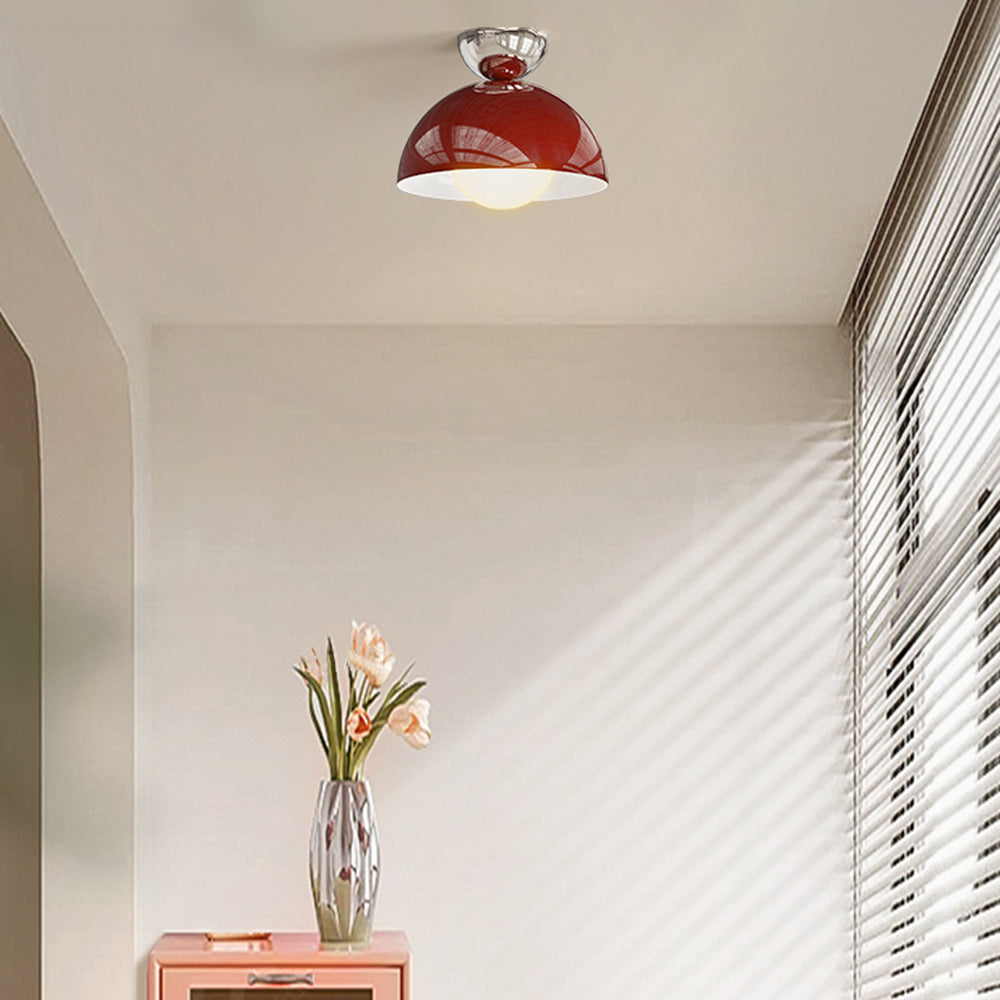 Valentina enkel modern LED-taklampa för takmontage Metall Balkong