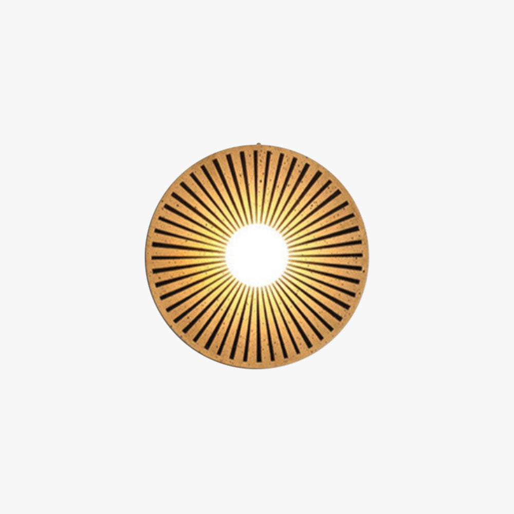 Valentina vintage-inomhusvägglampa med cirkelformad design Konstharpiks Vardagsrum Sovrum