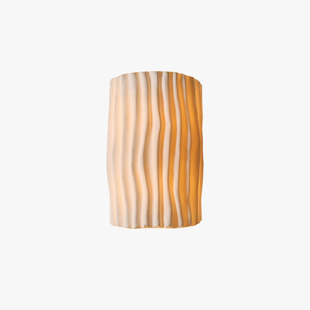 Valentina retro LED-indendørs væglampe, hvid/grå/orange/grøn, soveværelse