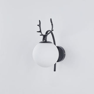Valentina Design Deer Beside Vägglampa Svart/Guld Metall Vardagsrum