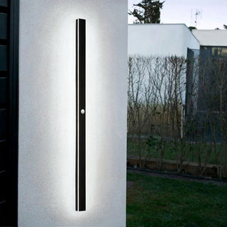 Edge Minimalistisk Linjär Metall Vägglampa Utomhus Balkong
