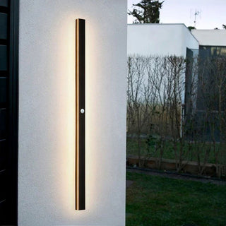 Edge Minimalistisk Linjär Metall Vägglampa Utomhus Balkong
