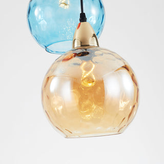 Hailie Färg Glas Pendellampa Klot Vardagsrum/Matsal/Sovrum