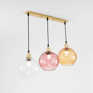 Hailie Färg Glas Pendellampa Klot Vardagsrum/Matsal/Sovrum