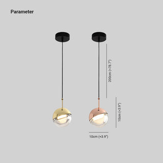 Valentina Modern Pendellampor Metall/Gla Guld/Roséguld Vardagsrum