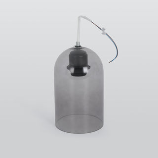 Sanna Liten Pendellampor/Taklampor Konjak/Grå Glas Vardagsrum