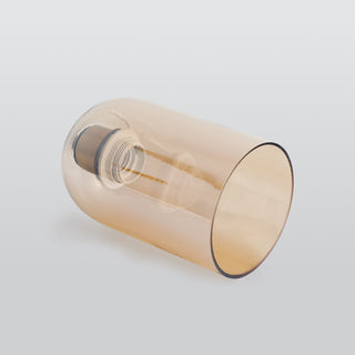 Sanna Liten Pendellampor/Taklampor Konjak/Grå Glas Vardagsrum