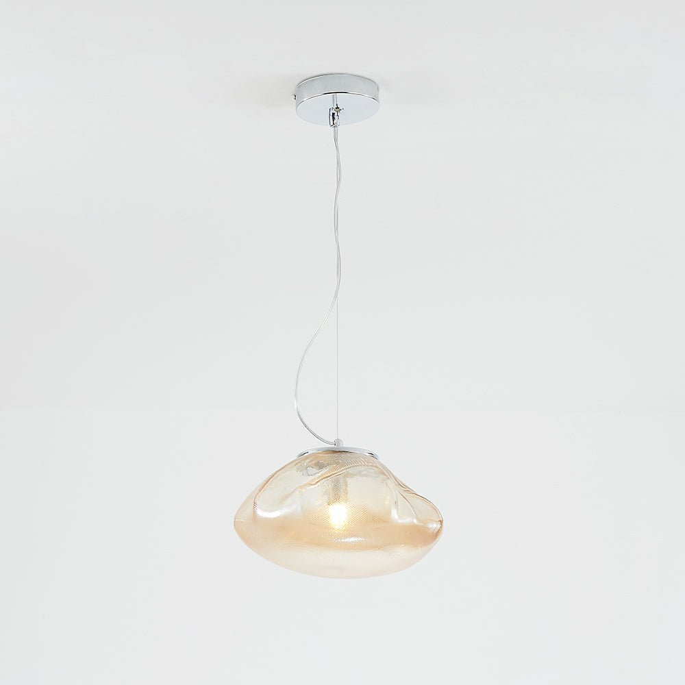 Avi minimalistisk sfærisk pendel i glas, 3 farver