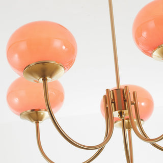 Hailie Design Konstnärlig Glas Ljuskrona Vardagsrum Studie