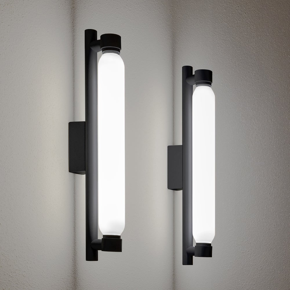 Candeeiro de parede em vidro Cumiror