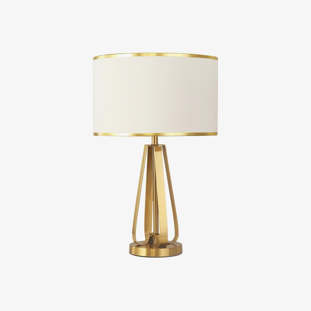 Linorira lyxig bordslampa i tyg