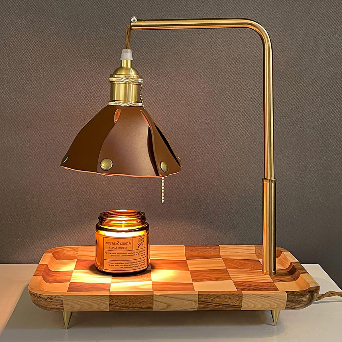 Elvaniella modern träbordslampa
