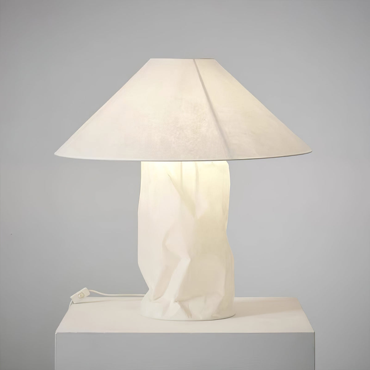 Lalemu konstnärlig bordslampa i papper