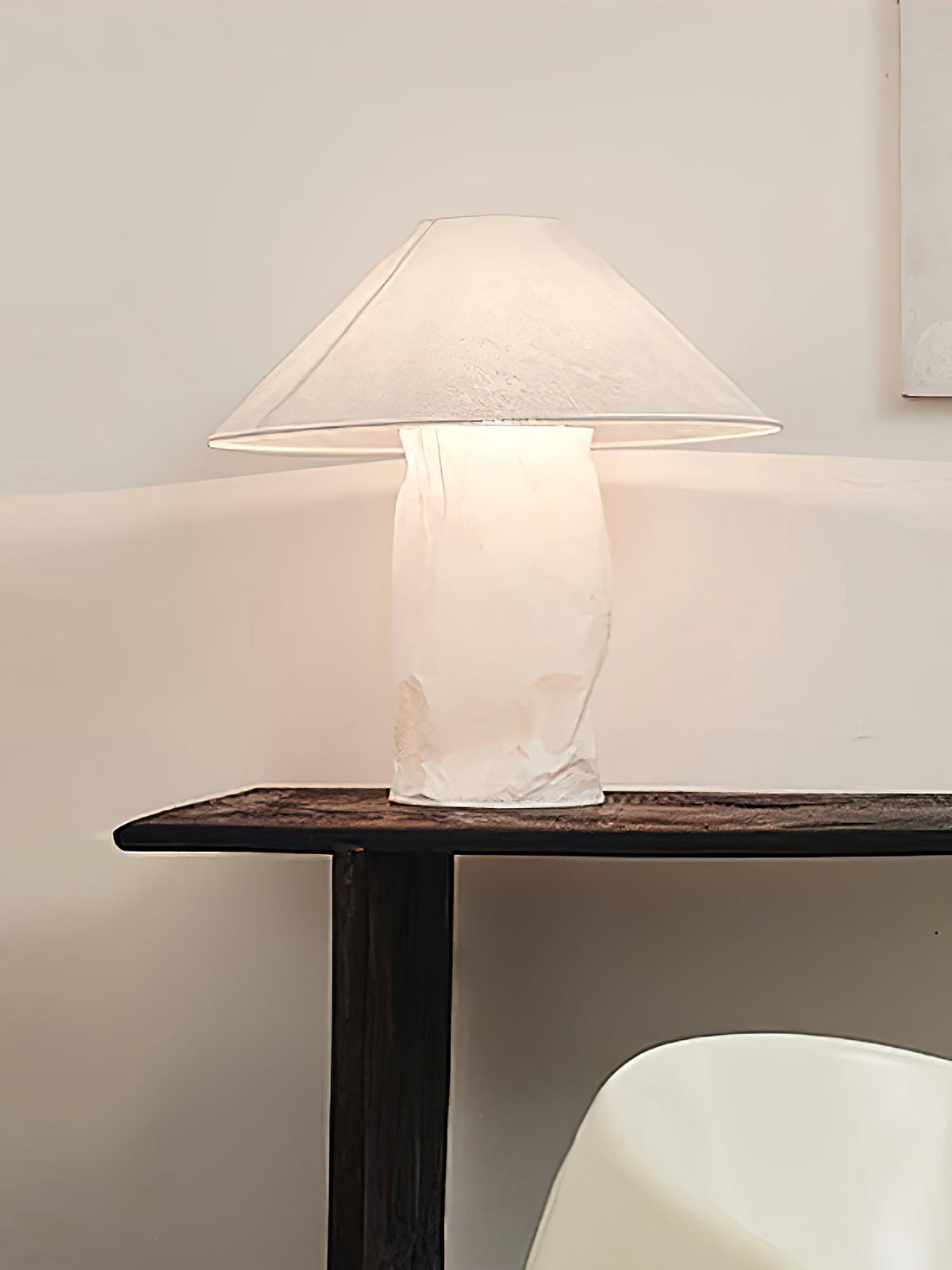 Lalemu konstnärlig bordslampa i papper