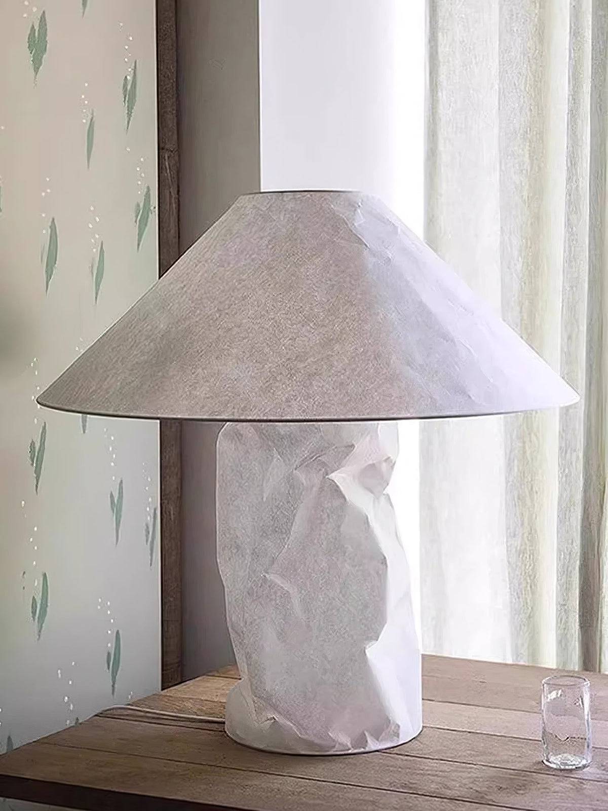 Lalemu konstnärlig bordslampa i papper