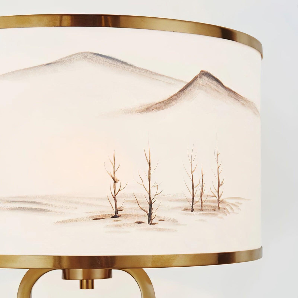 Moderne metalbordlampe Teriinira