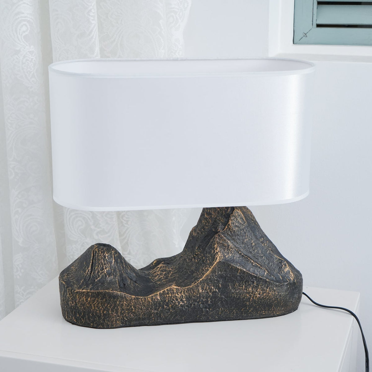 Della bordslampa i naturlig harts