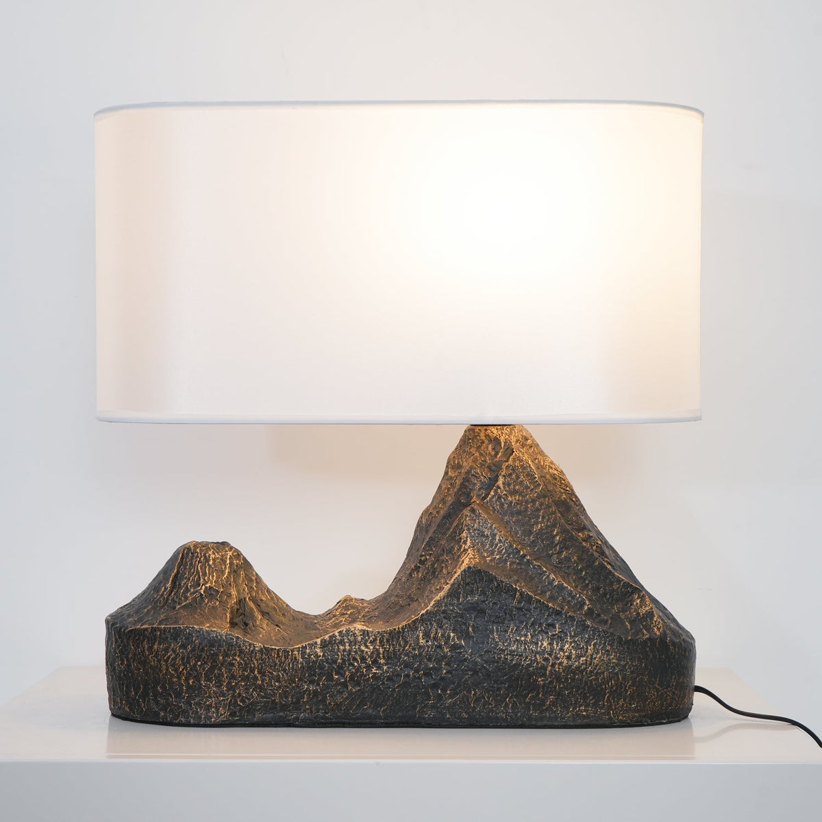 Della bordslampa i naturlig harts